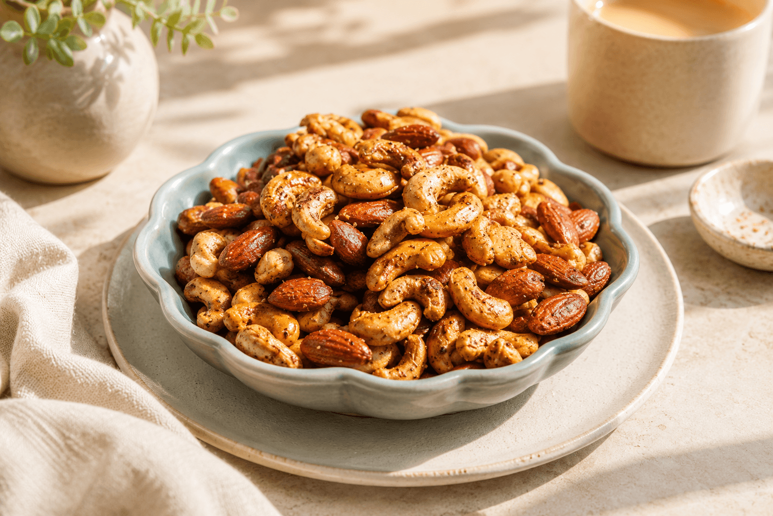 Thai lemon chilli nuts  hero image