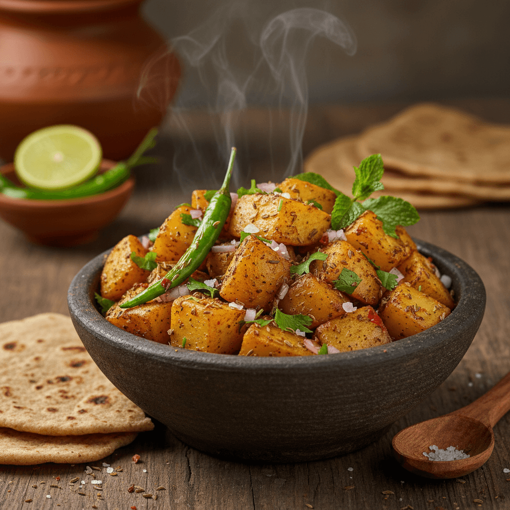 Pahadi Aloo Ke Gutke hero image