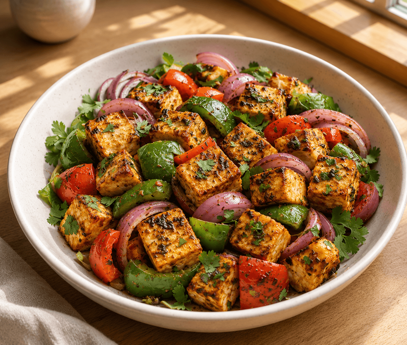 Paneer tikka with vegetables hero image