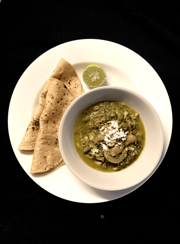 Spinach Mushroom Curry hero image