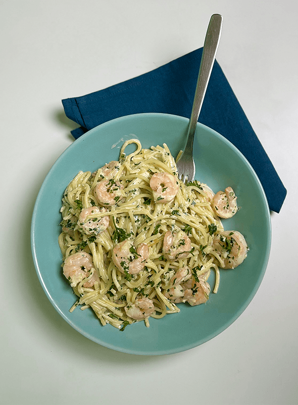 Prawn Scampi Pasta hero image