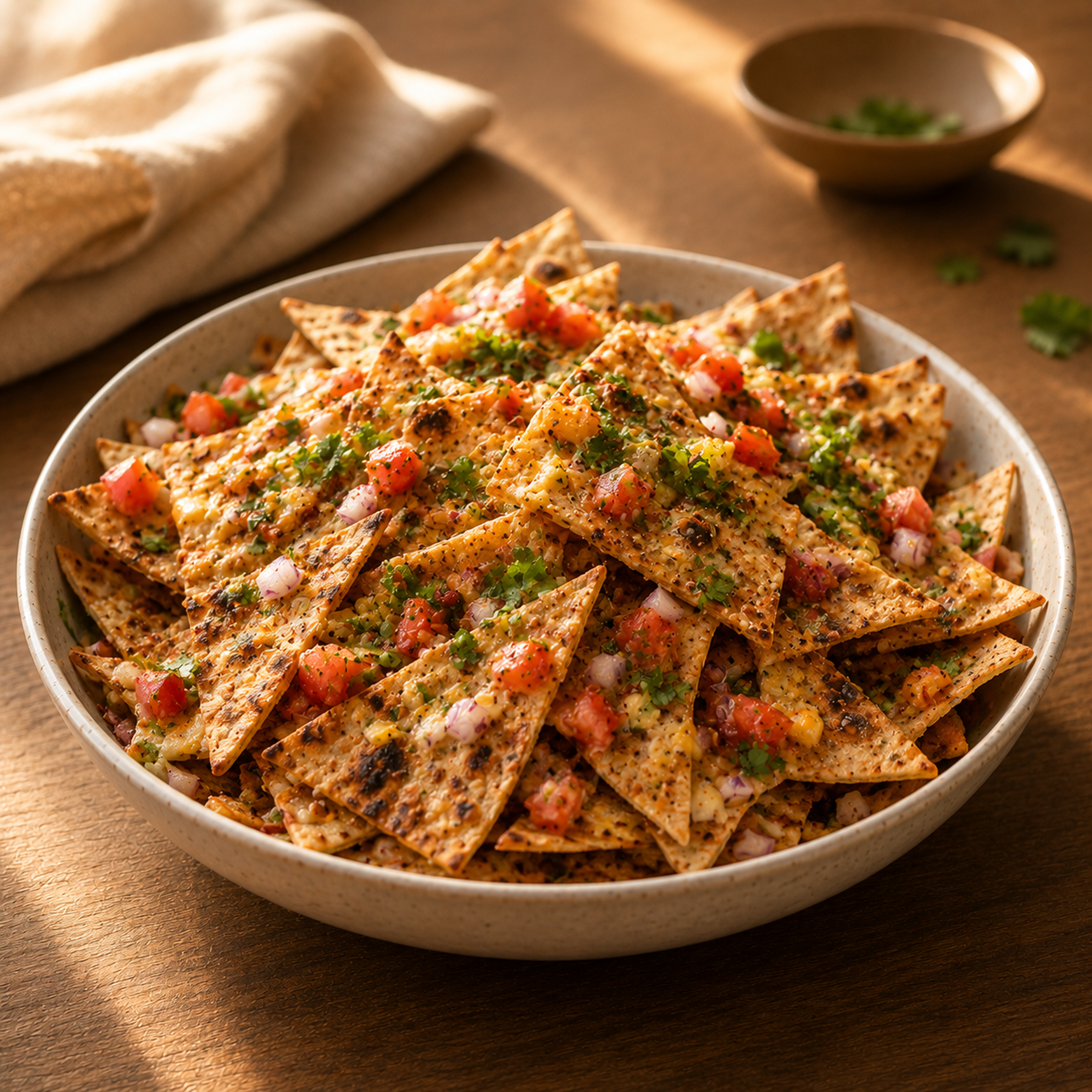Leftover roti nacho  hero image