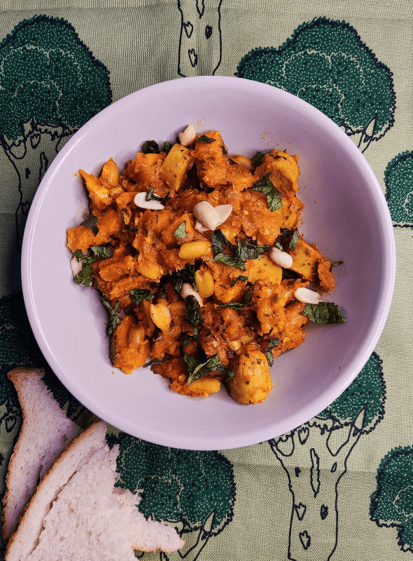 Bread Poha with Sausages hero image