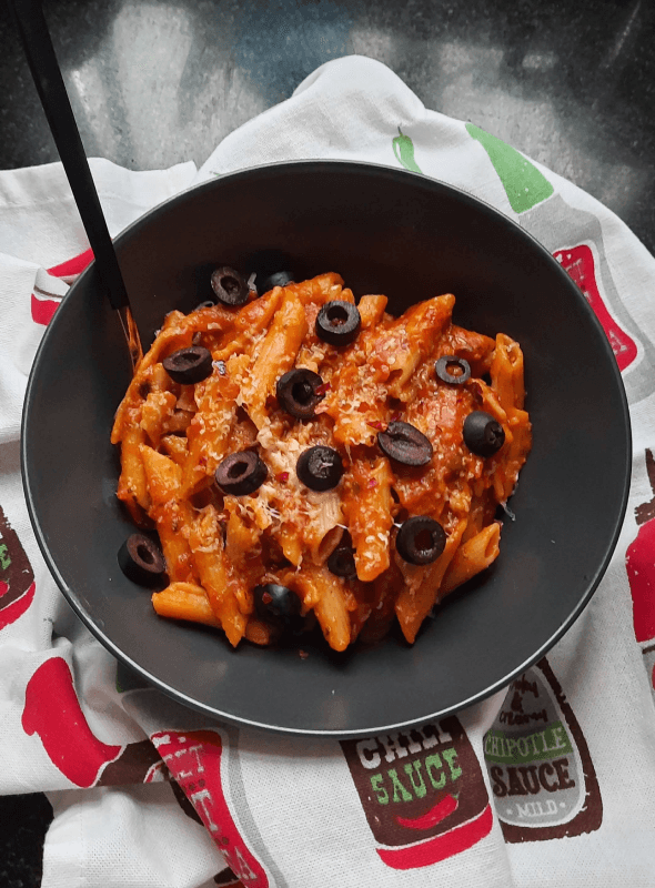 Jain Red Sauce Pasta  hero image