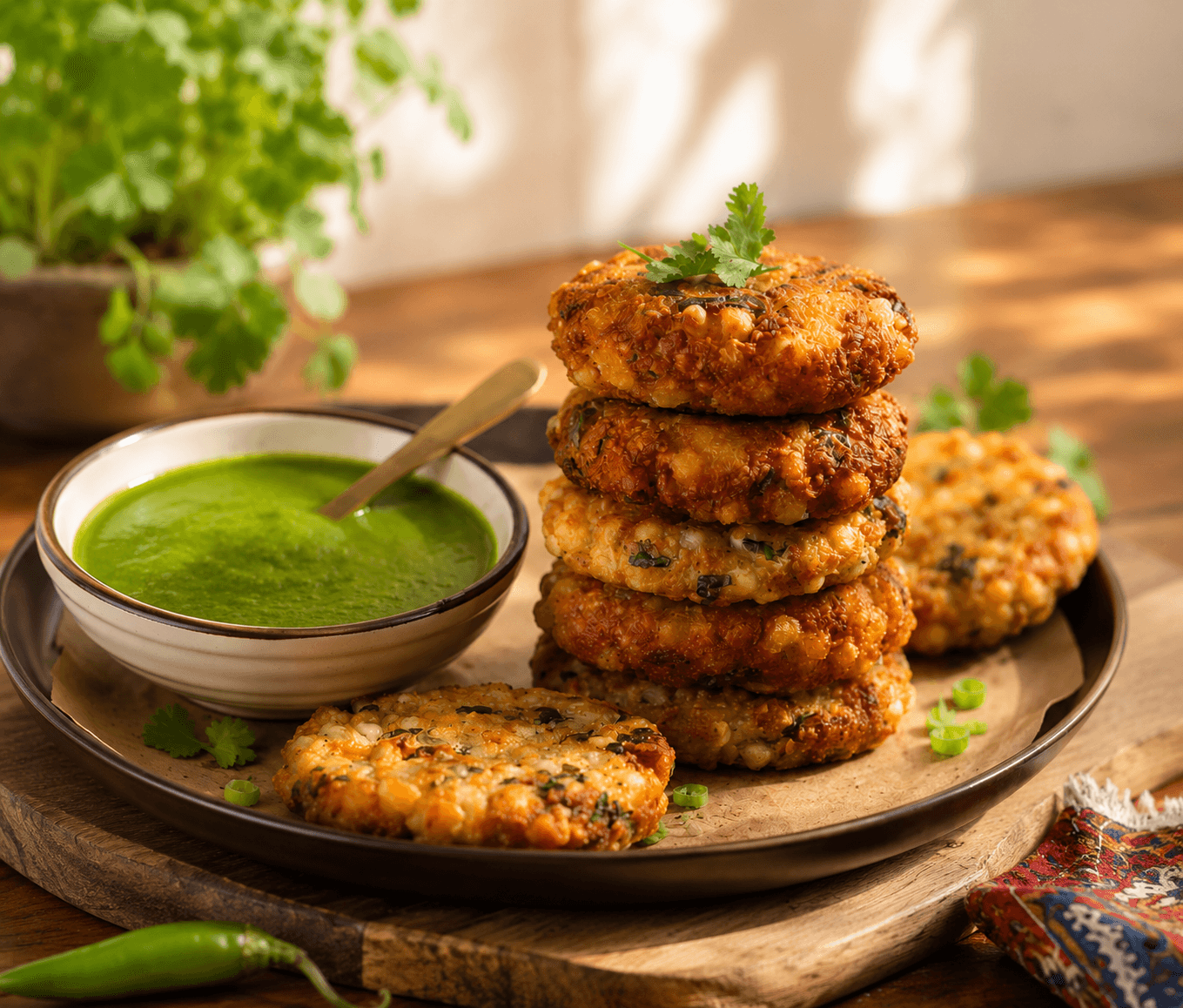 Sabudana vada hero image