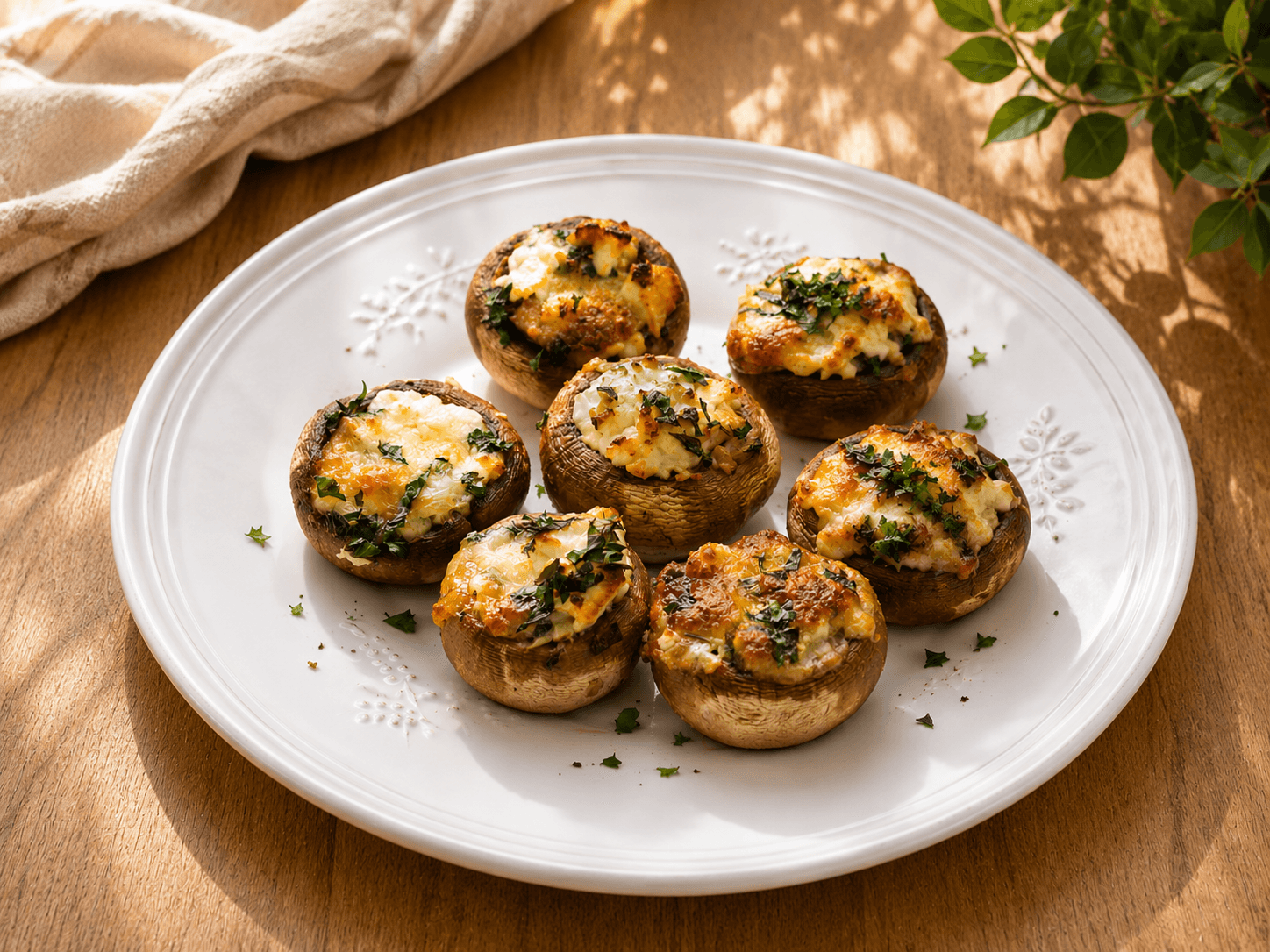 Butter garlic mushroom hero image
