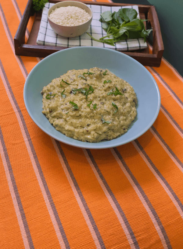 Mushroom Risotto with Arborio Rice hero image
