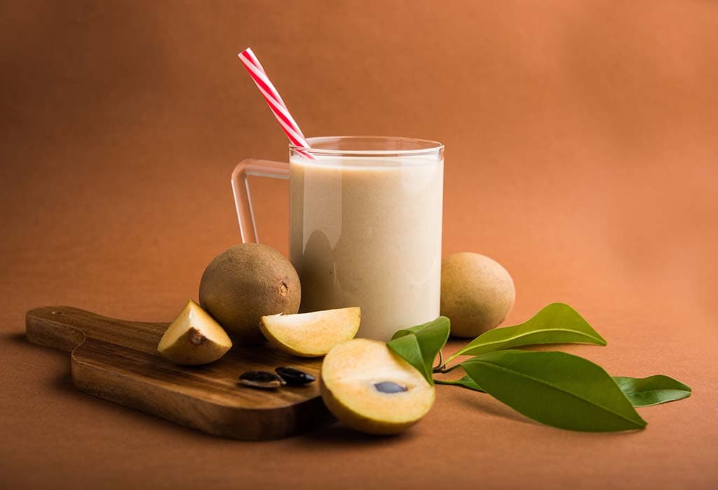 Chickoo Milkshake hero image