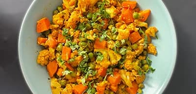 Gobhi, Gajar and Matar Sabzi recipe