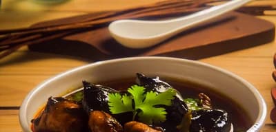 Assamese Black Sesame Chicken recipe