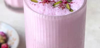 Rose Cardamom Lassi recipe