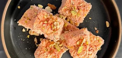 Rose Barfi recipe
