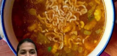 Vegetable Soup with Tofu by bowledoverbykari recipe