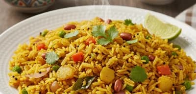 Vegetable Poha recipe
