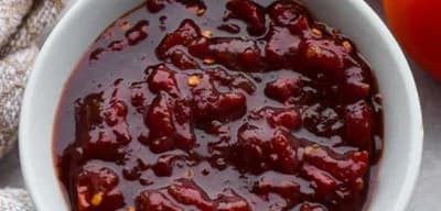 Jain Sweet and Spicy Tomato Chutney recipe