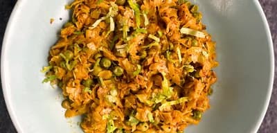 Cabbage and Peas Subzi recipe