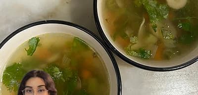 Lemon Coriander Soup by Shreya recipe