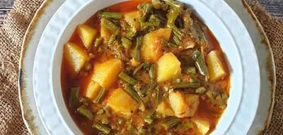 Aloo Beans Curry recipe