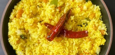 Lemon Rice with Cooked Rice recipe