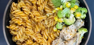 SteamUp Red Sauce Chicken Pasta recipe