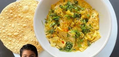 Dahi Papad Ki Sabji recipe