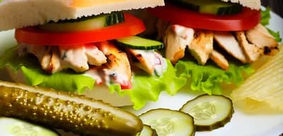 Chicken Cheese Grilled Sandwich recipe