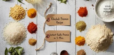 Khichdi Premix & Instant Kadhi Premix recipe