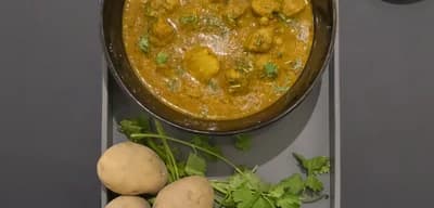 Soya Aloo Sabzi recipe