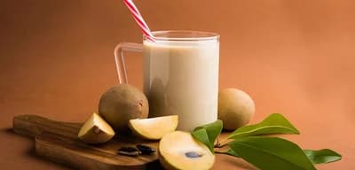 Chickoo Milkshake recipe