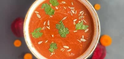Beetroot and Carrot Soup recipe