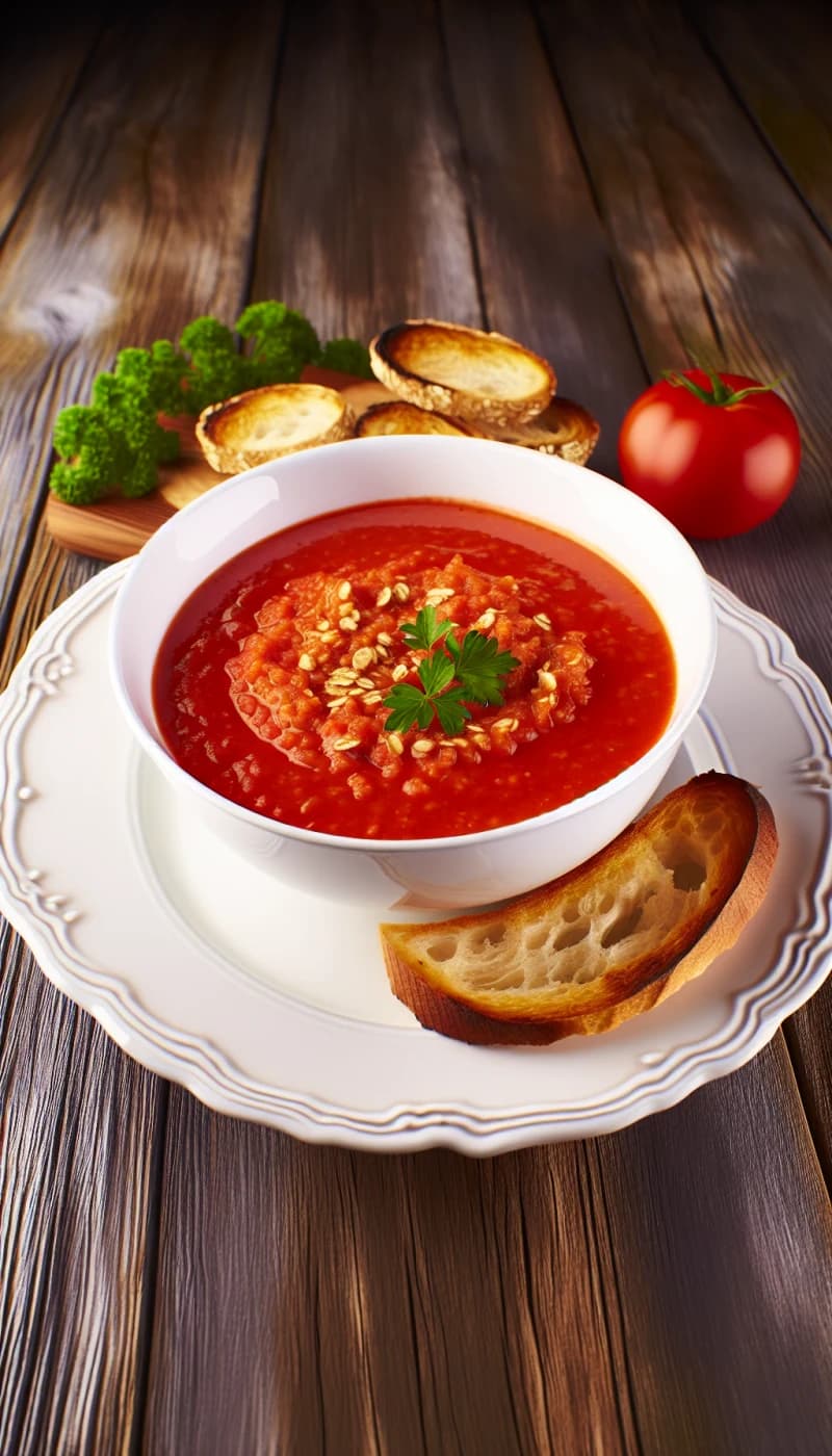 Tomato and Oats Soup recipe