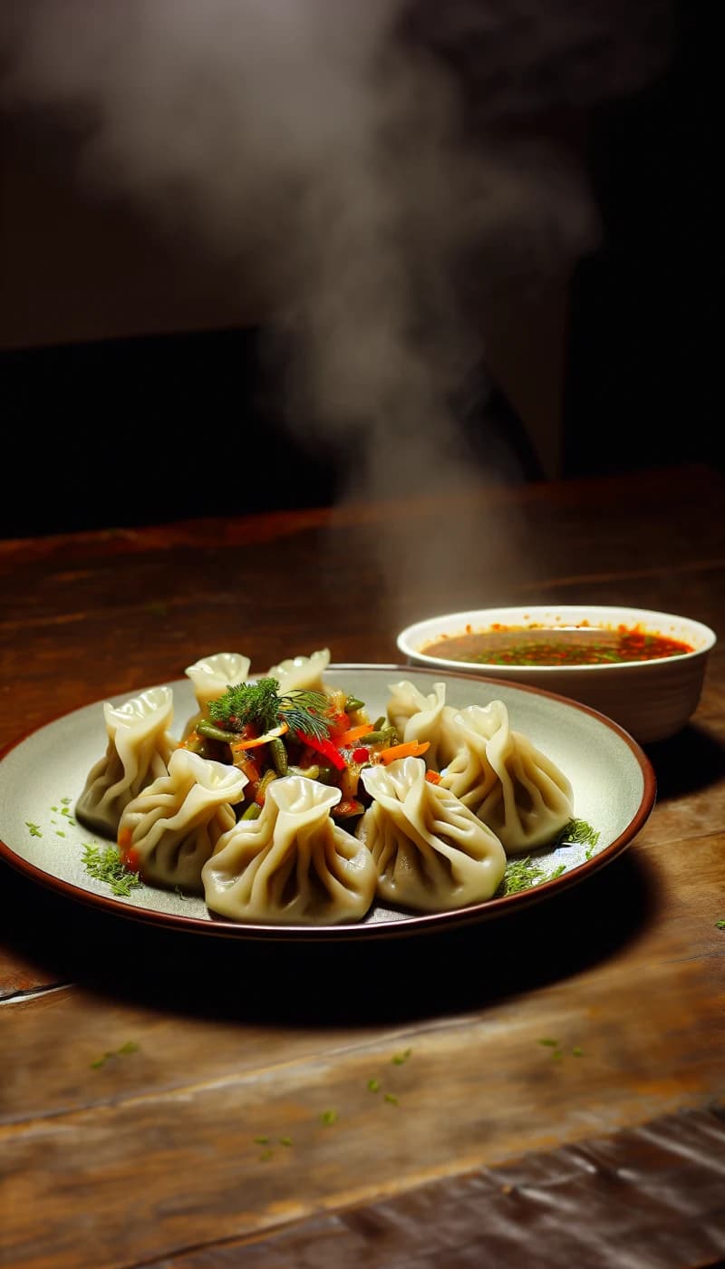 Percia Mixed Vegetable Momos recipe