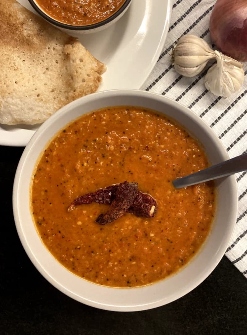 Tomato Onion Chutney recipe