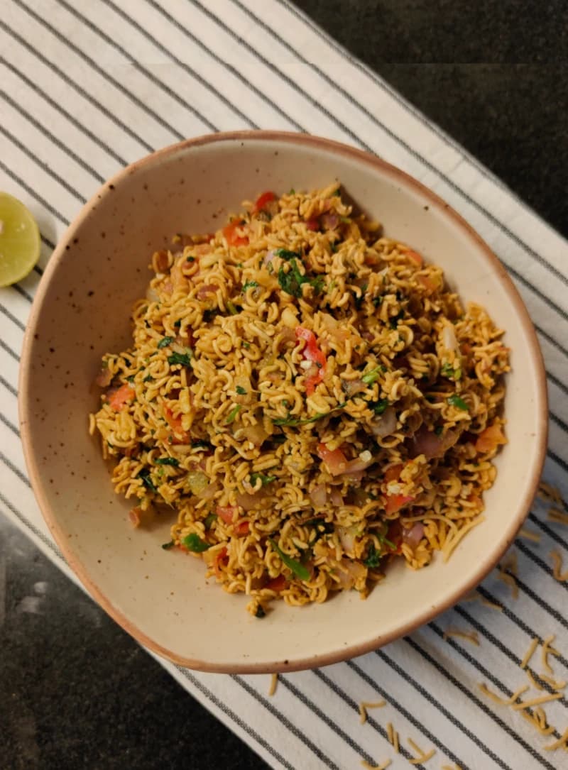Wai Wai Bhel recipe