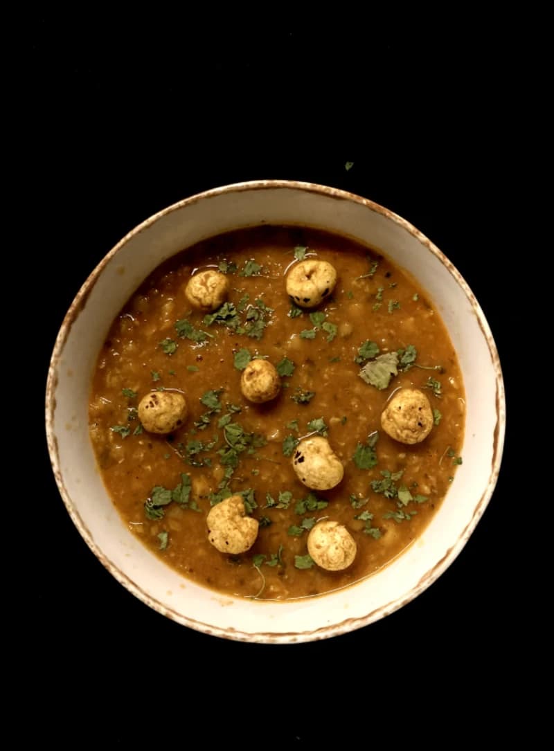 Masoor Dal with Fox Nuts recipe