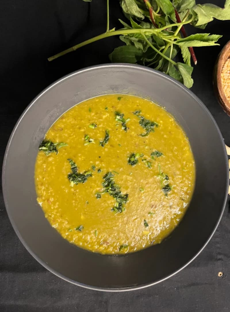 Moong Dal with Gongura recipe
