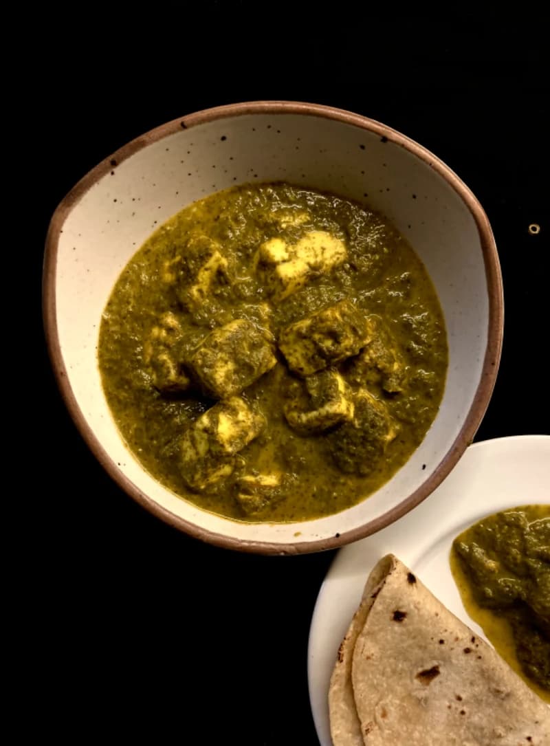 Palak Tofu recipe