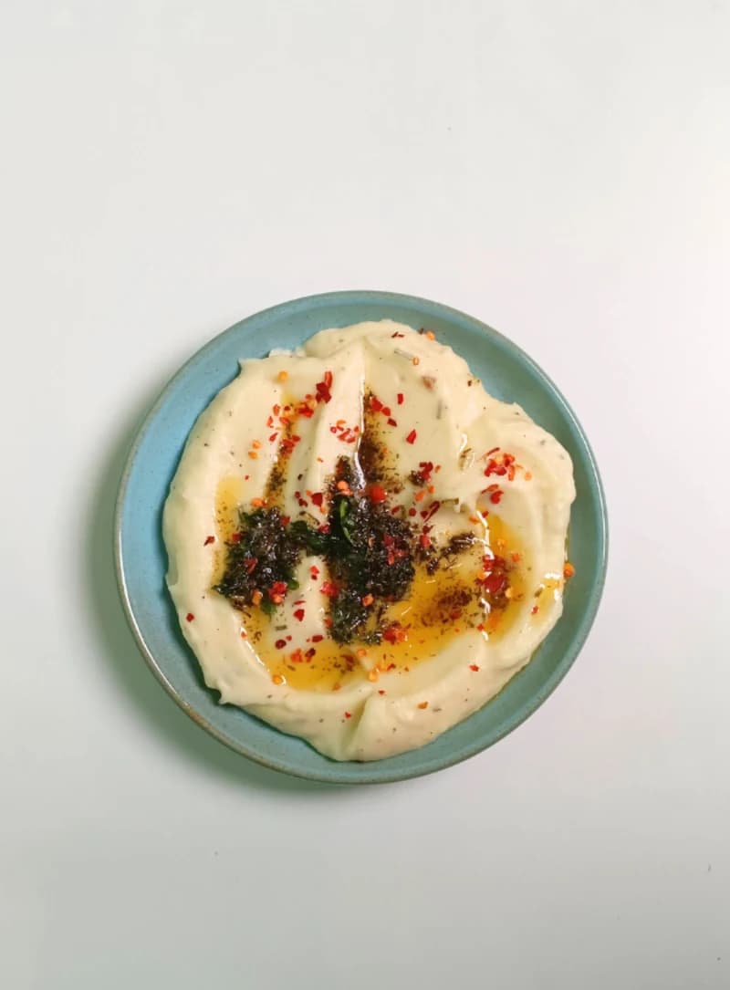 Mashed Potato with Butter Sauce recipe