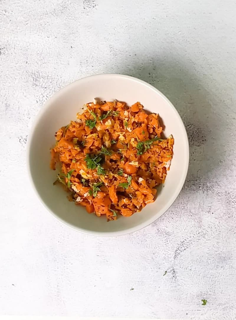 Carrot Subzi recipe