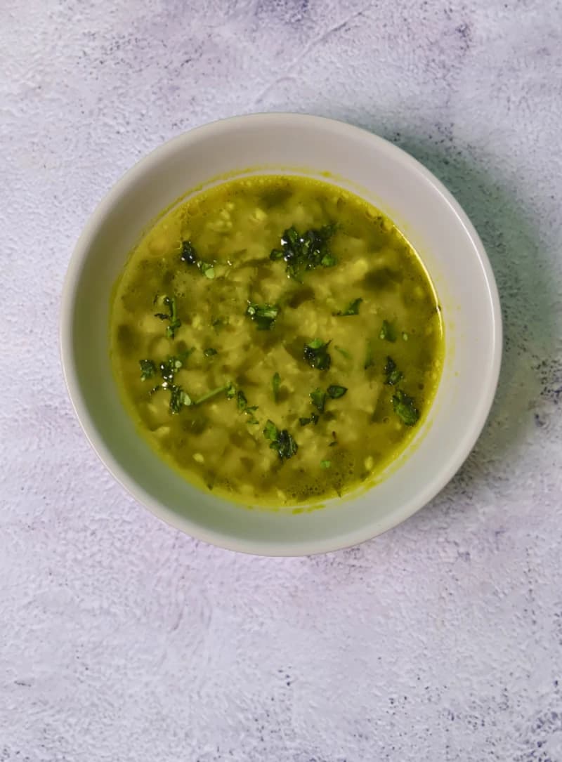 Moong Dal with Spinach recipe