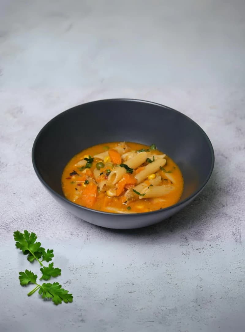 Veg Pasta Soup  recipe