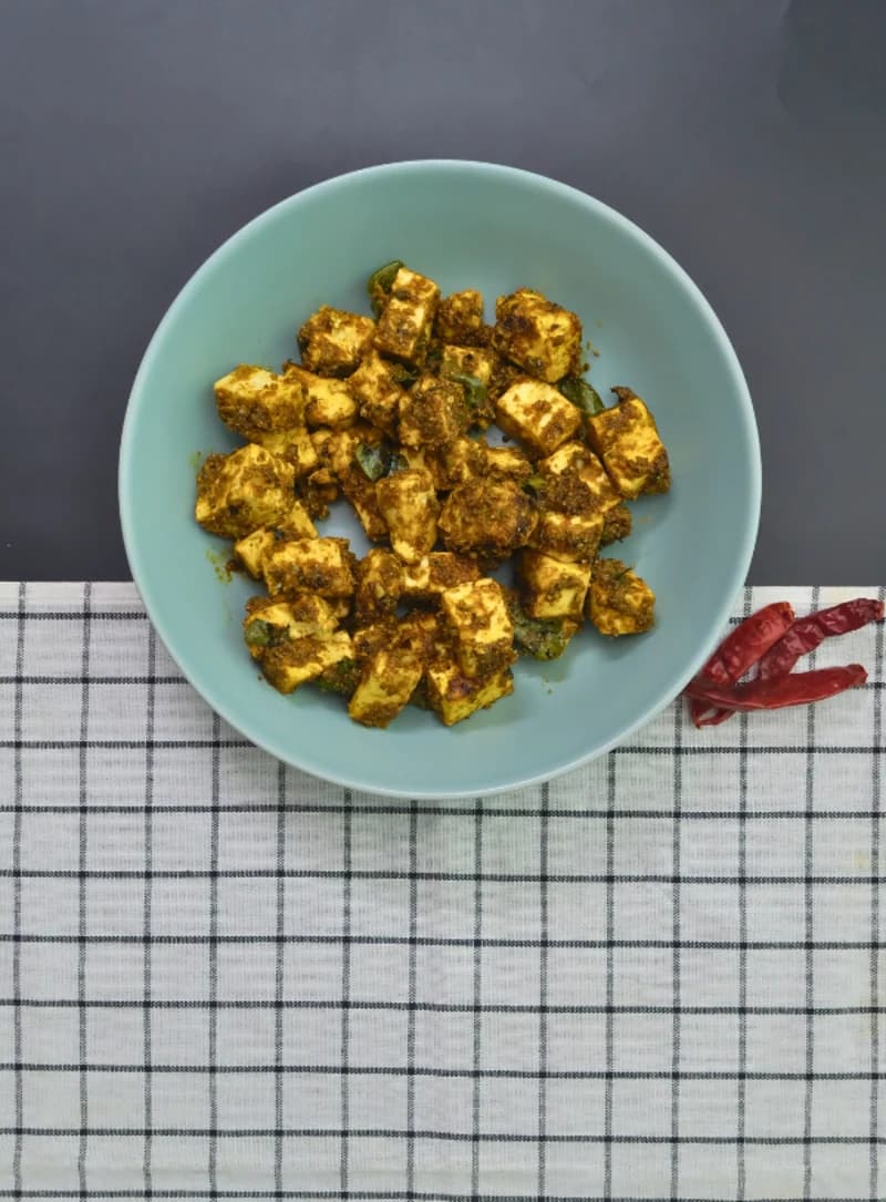 Paneer Ghee Roast (Requires Blender) recipe