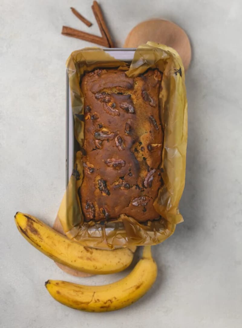 Chocolate Banana Walnut Cake recipe