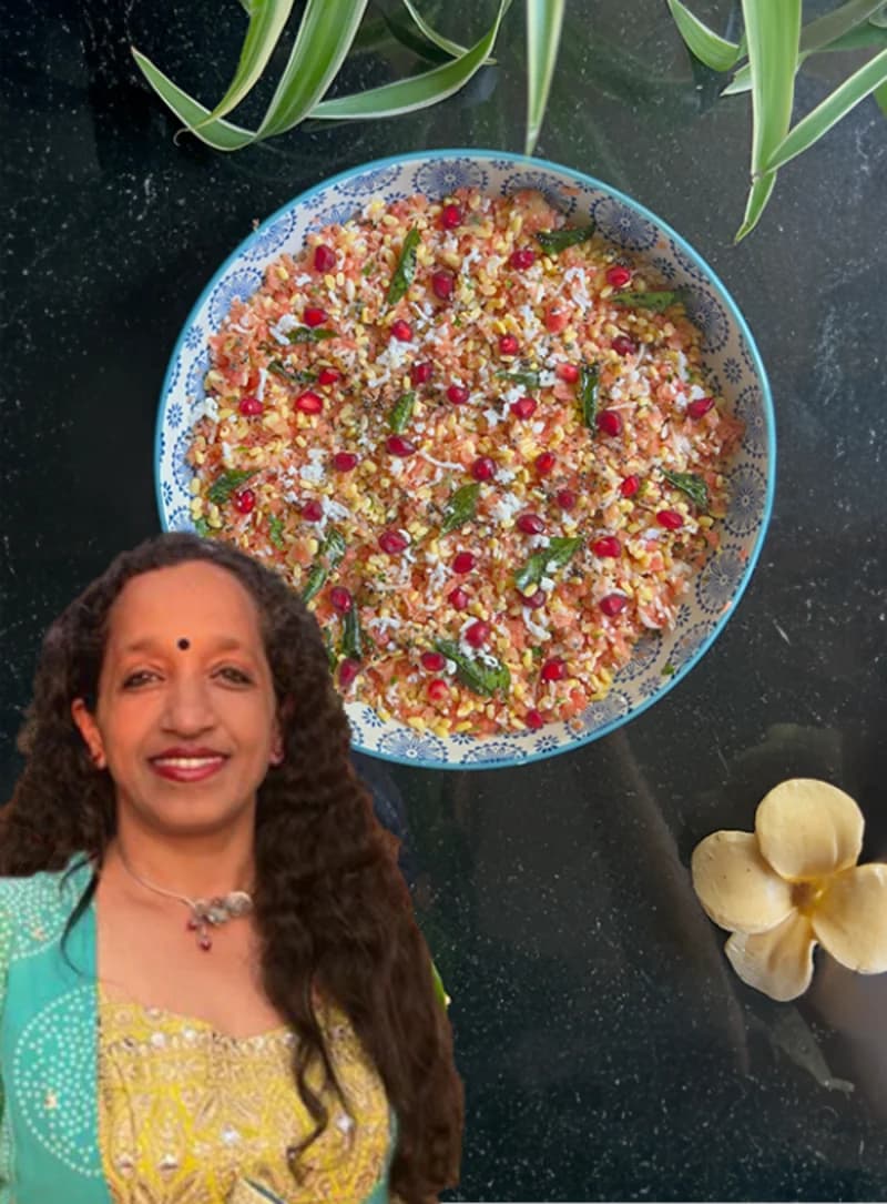Moong Dal Kosambari by Sudscook recipe