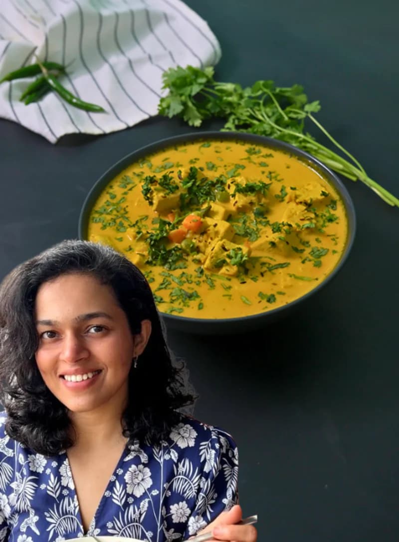 Coconut Tofu Curry by Namita Satheesh  recipe