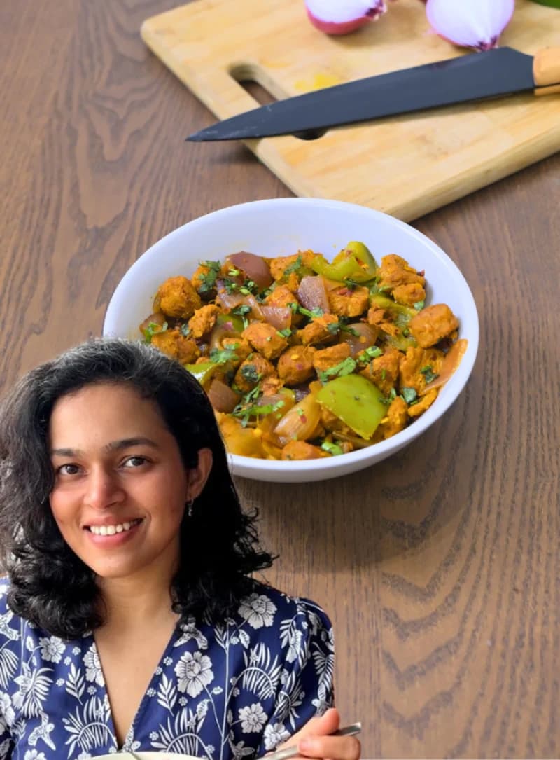 Soya Chilli by Namita Satheesh recipe