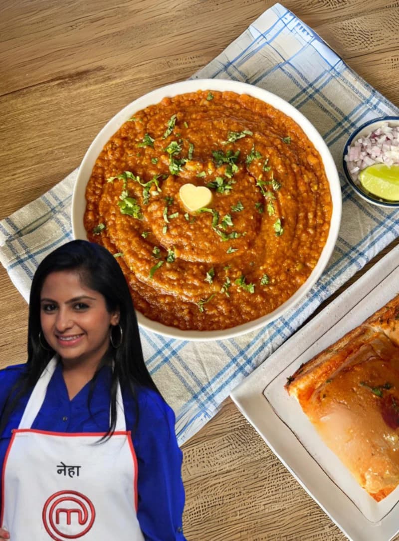High Protein Pav Bhaji by Neha Shah recipe