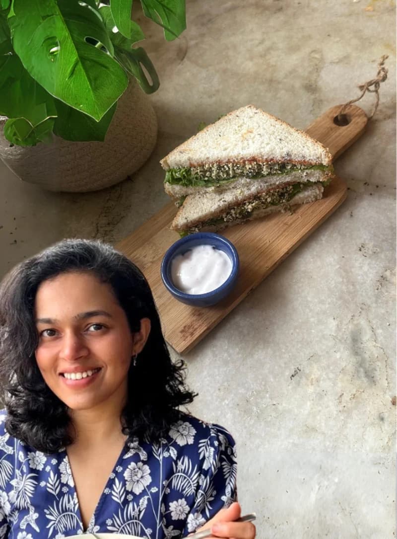 Oil Free Sandwich by Namita Satheesh recipe