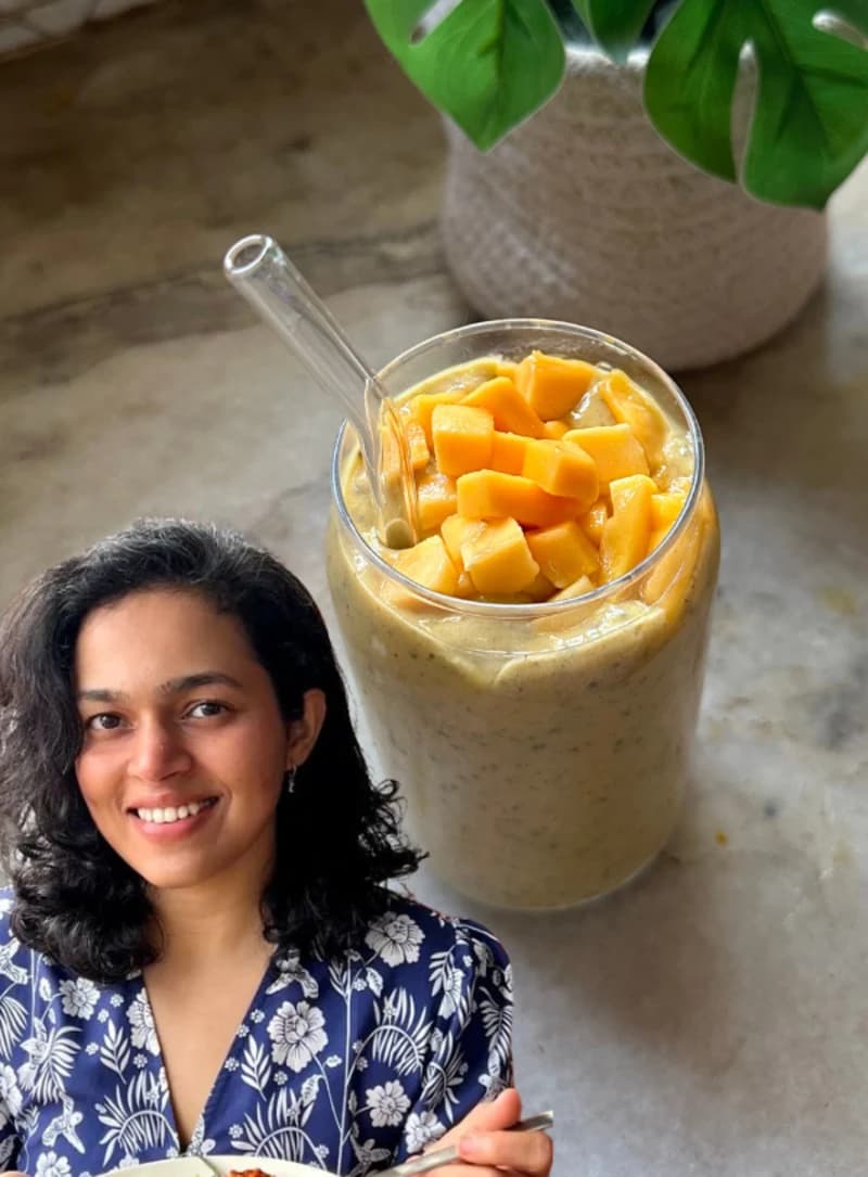 Immunity Boosting Tropical Mango Smoothie by Namita Satheesh recipe