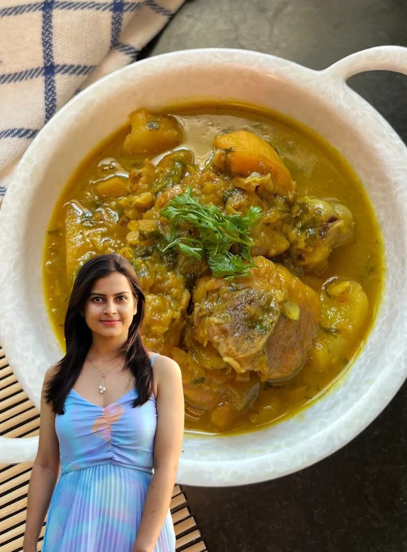 Assamese Chicken with Bamboo Shoot by Harshita  recipe